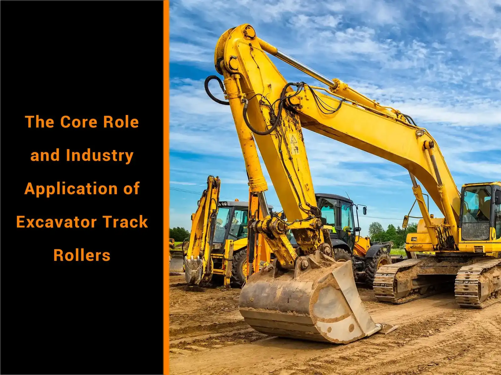 The core role and industry application of excavator track rollers