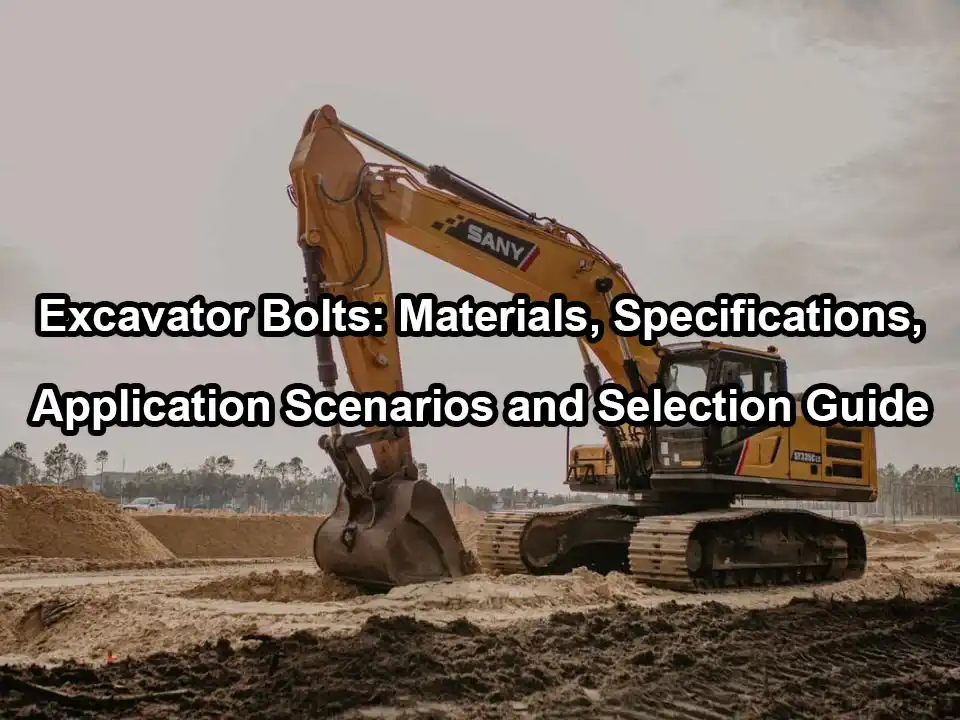 In-depth analysis of excavator bolts: materials, specifications, application scenarios and selection